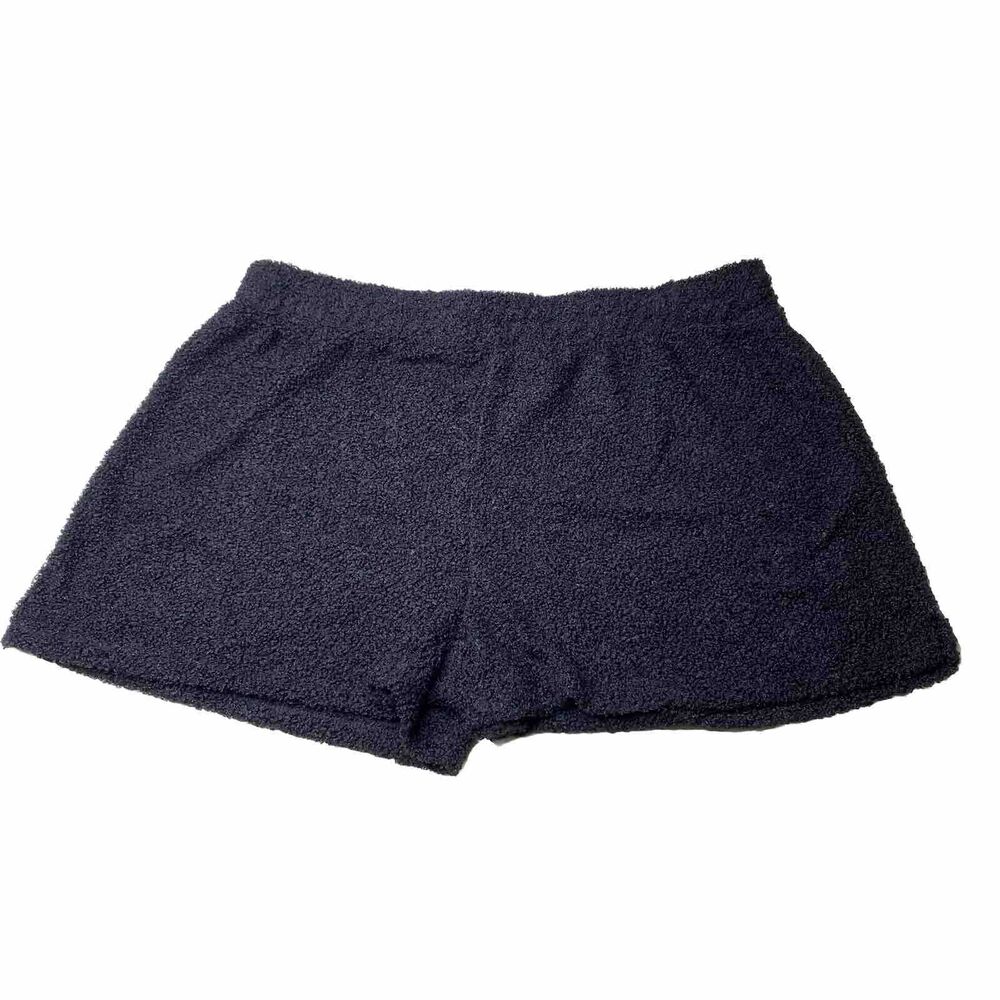 No Boundaries Black Fuzzy Teddy Bear Shortie Shorts Size XXXL (21) Juniors